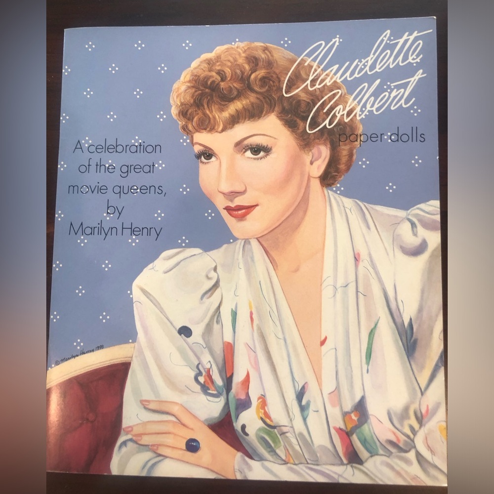 Claudette Colbert pepper doll book